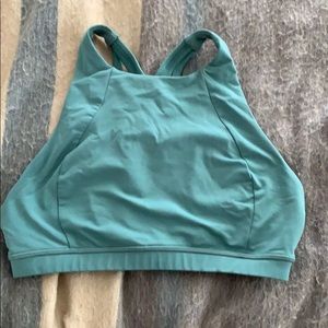 Lululemon high-neck Energy Bra.